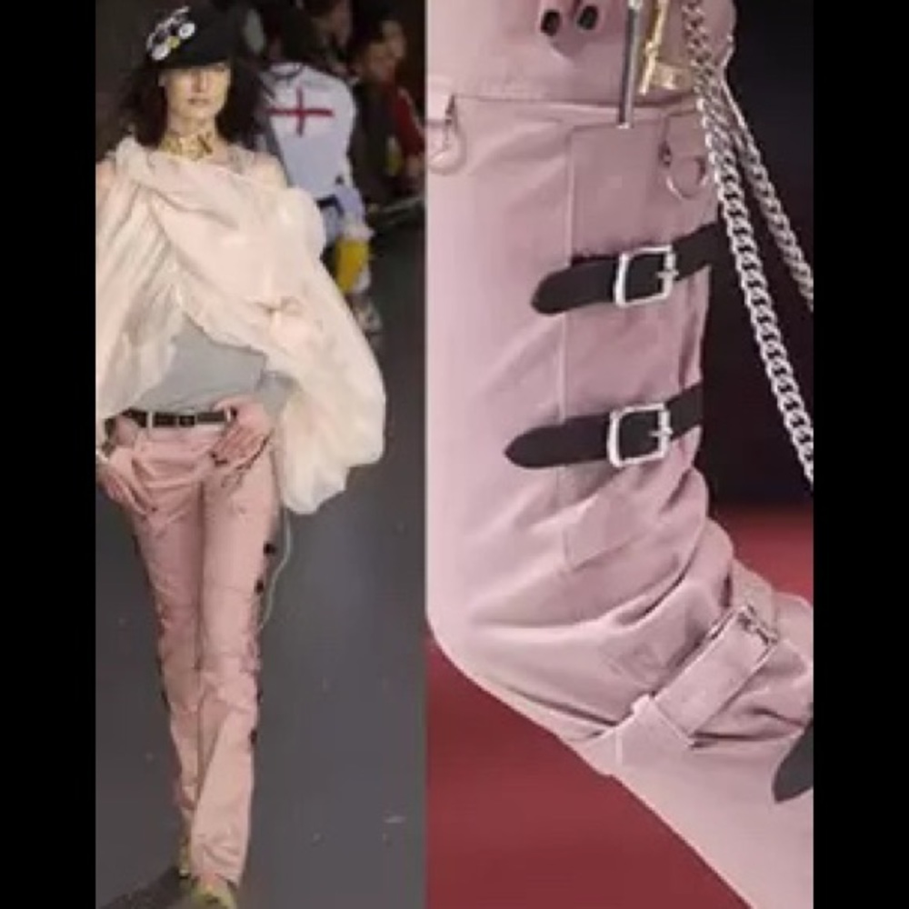 2000s RARE ⭐️ Dolce & Gabbana "SEX" Bondage Pants - Picture 3 of 10